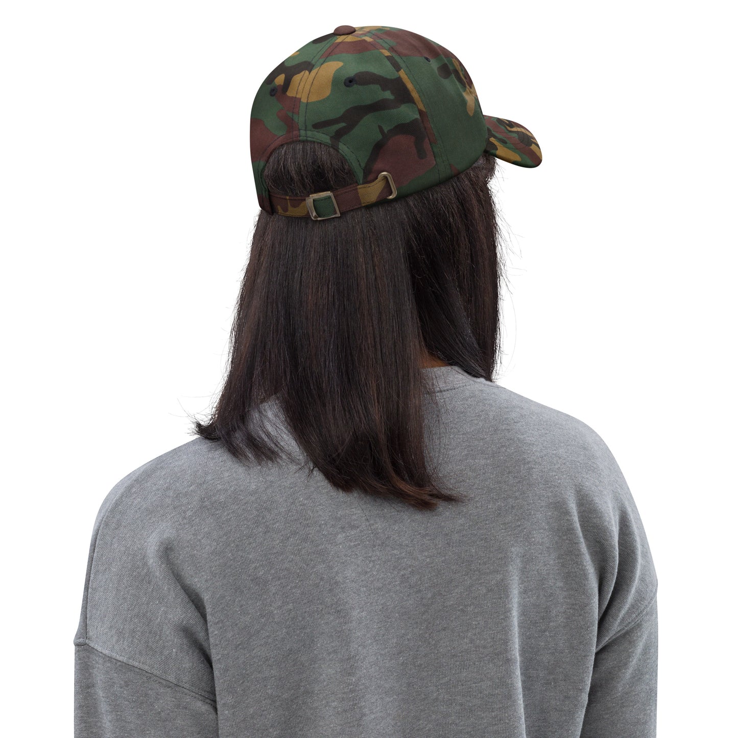 Casquette de Baseball de couleur camouflage verte "I am Best"