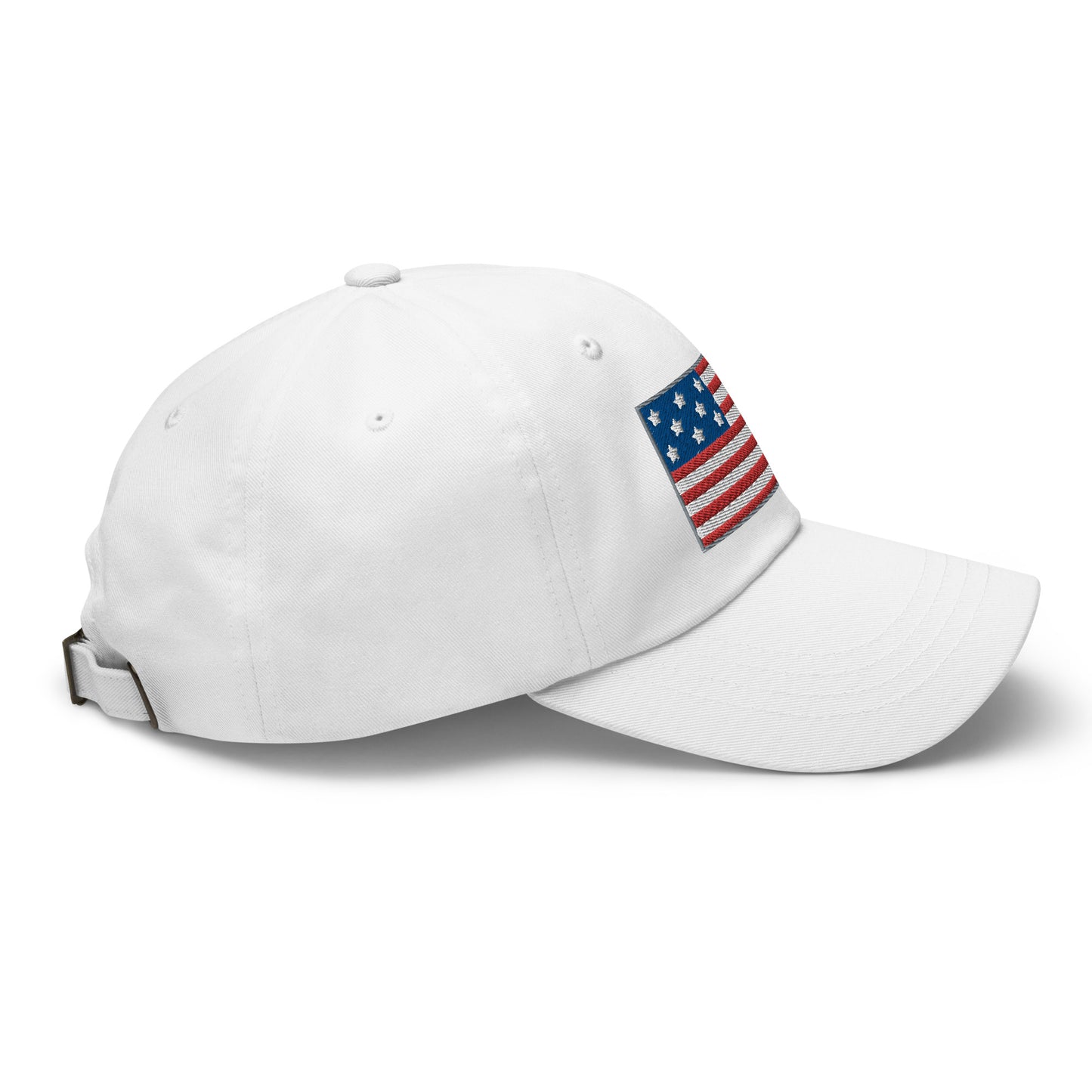 Casquette de Baseball de couleur blanche "Drapeau Américain"