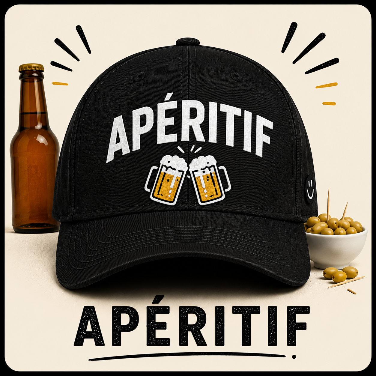 Casquettes humour Apéritif
