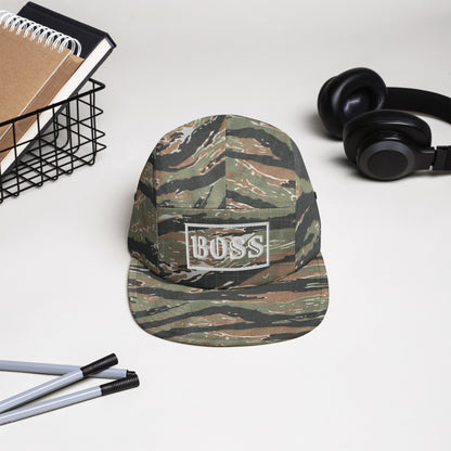 Casquette Camper de couleur verte camouflage "Boss"