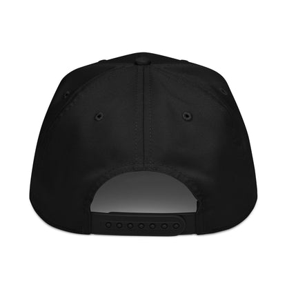 Casquette Snapback, brodée « Virages d'abord », en Noir, vue arrière, image 8