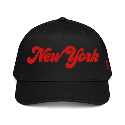 Casquette Snapback, brodée « New York », en Noir, vue de face, image 2