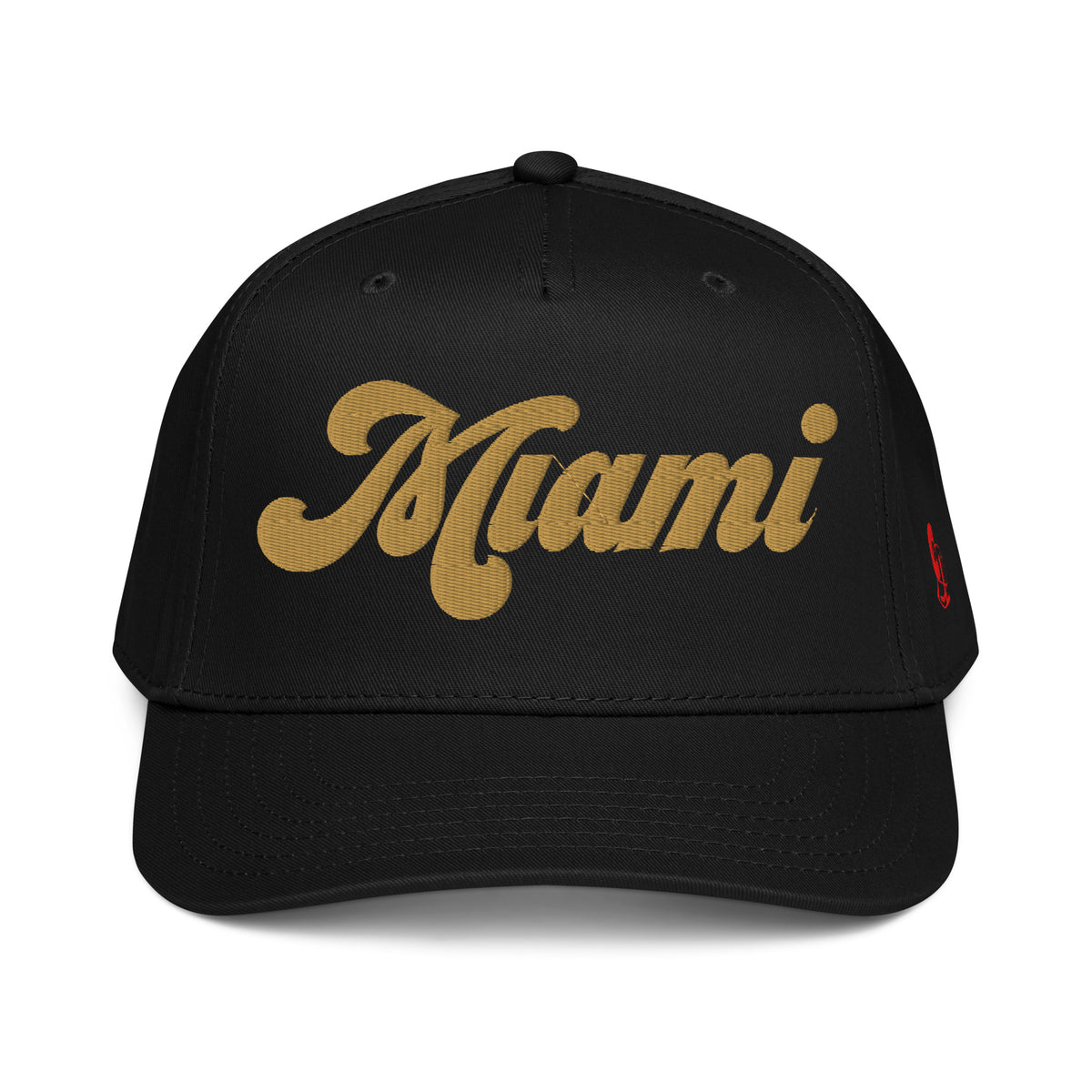 Casquette Snapback, brodée « Miami », en Noir, vue de face, image 2