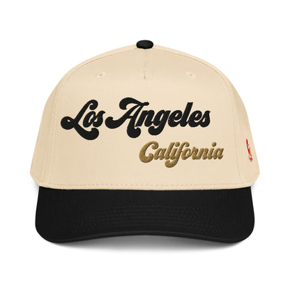 Casquette Snapback, brodée « Los Angeles California », en Noir, vue de face, image 6