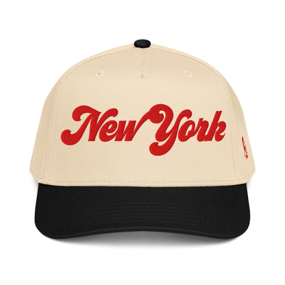 Casquette Snapback, brodée « New York », en Noir, vue de face, image 6