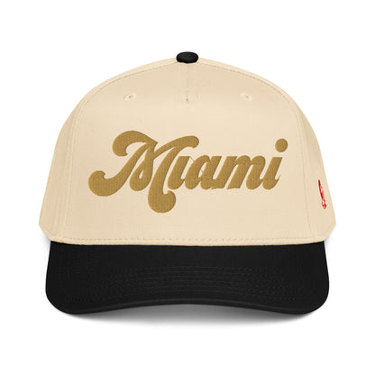 Casquette Snapback, brodée « Miami », en Noir, vue de face, image 6