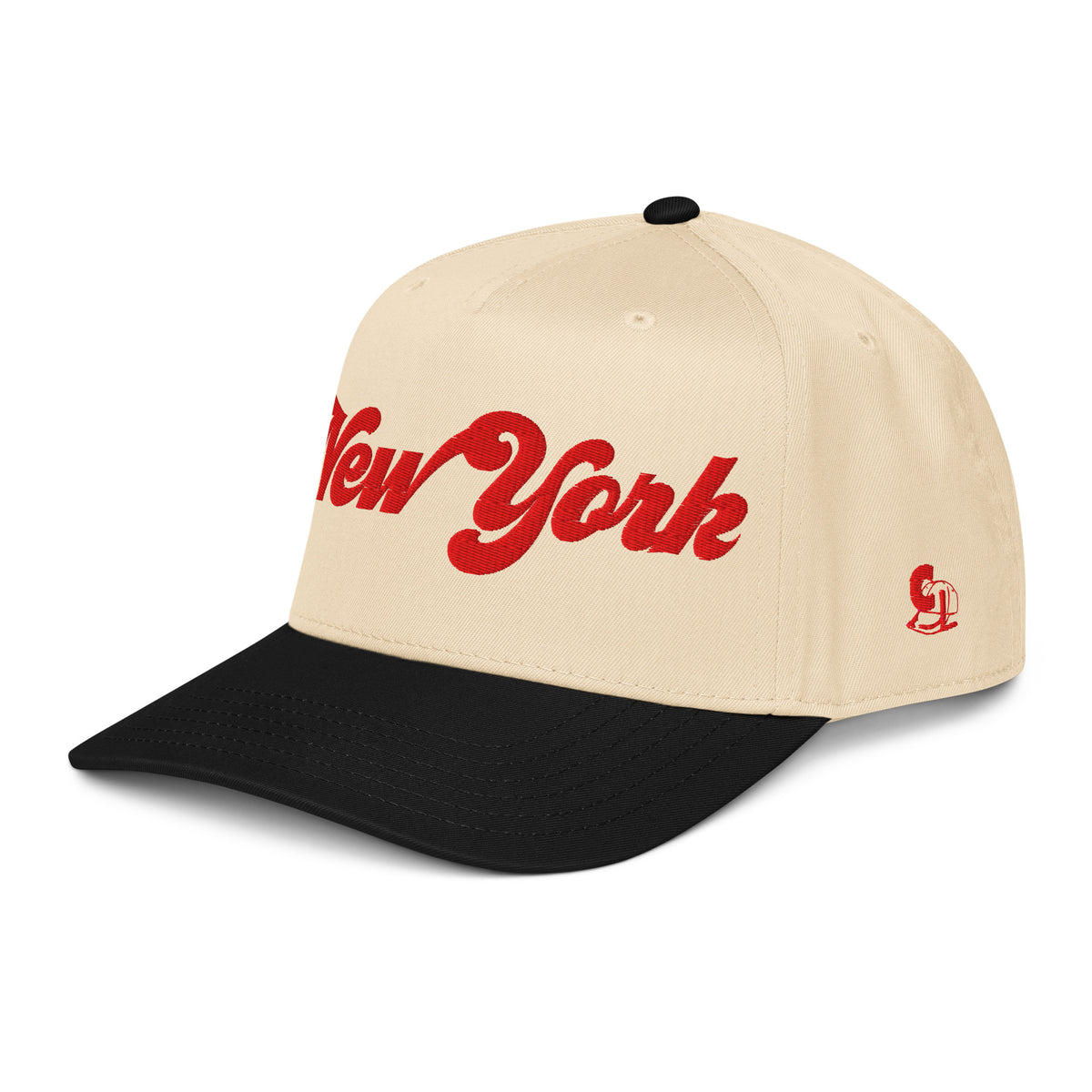 Casquette Snapback, brodée « New York », en Noir, vue de trois quarts, image 8