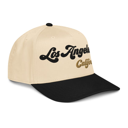Casquette Snapback, brodée « Los Angeles California », en Noir, vue de trois quarts, image 9
