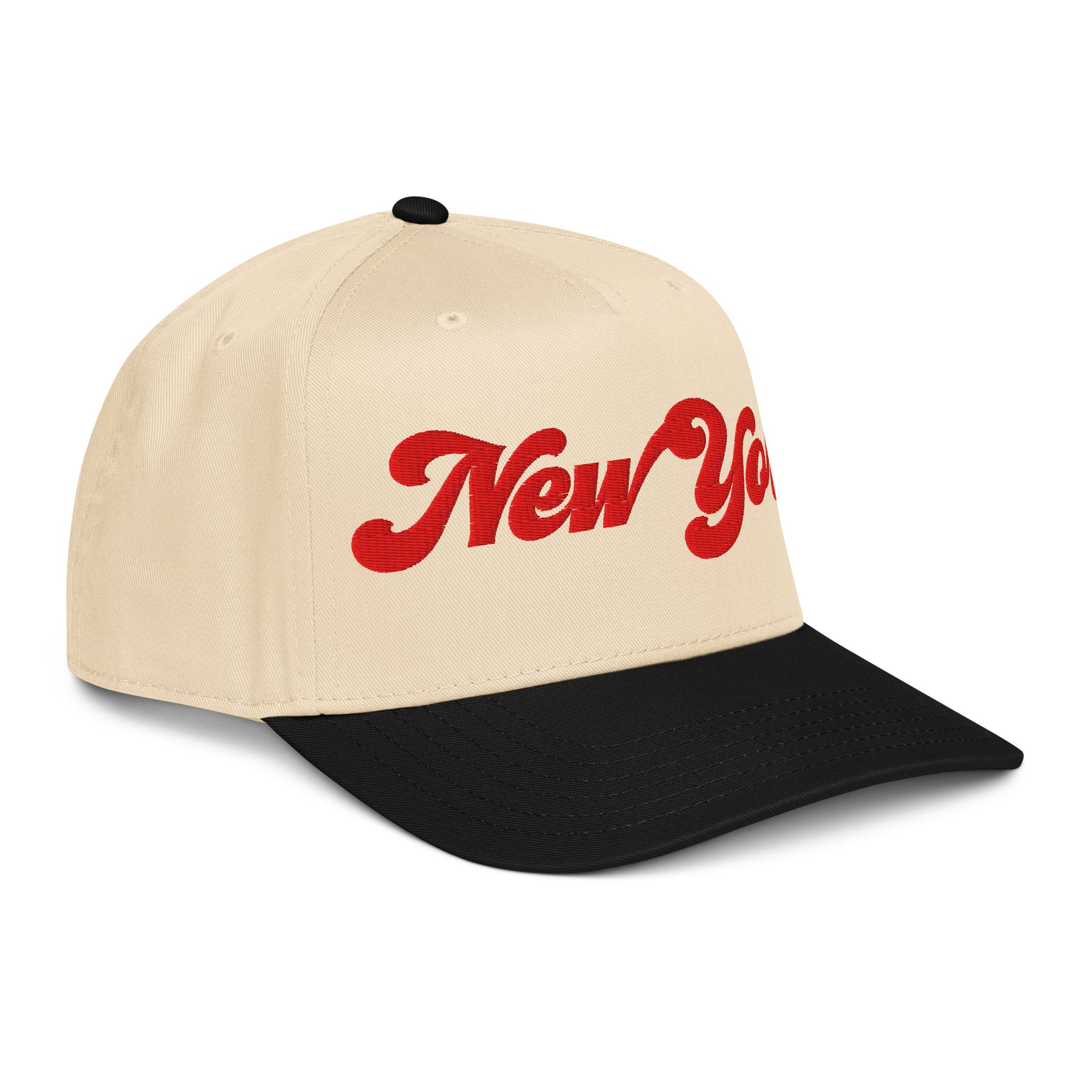 Casquette Snapback, brodée « New York », en Noir, vue de trois quarts, image 9