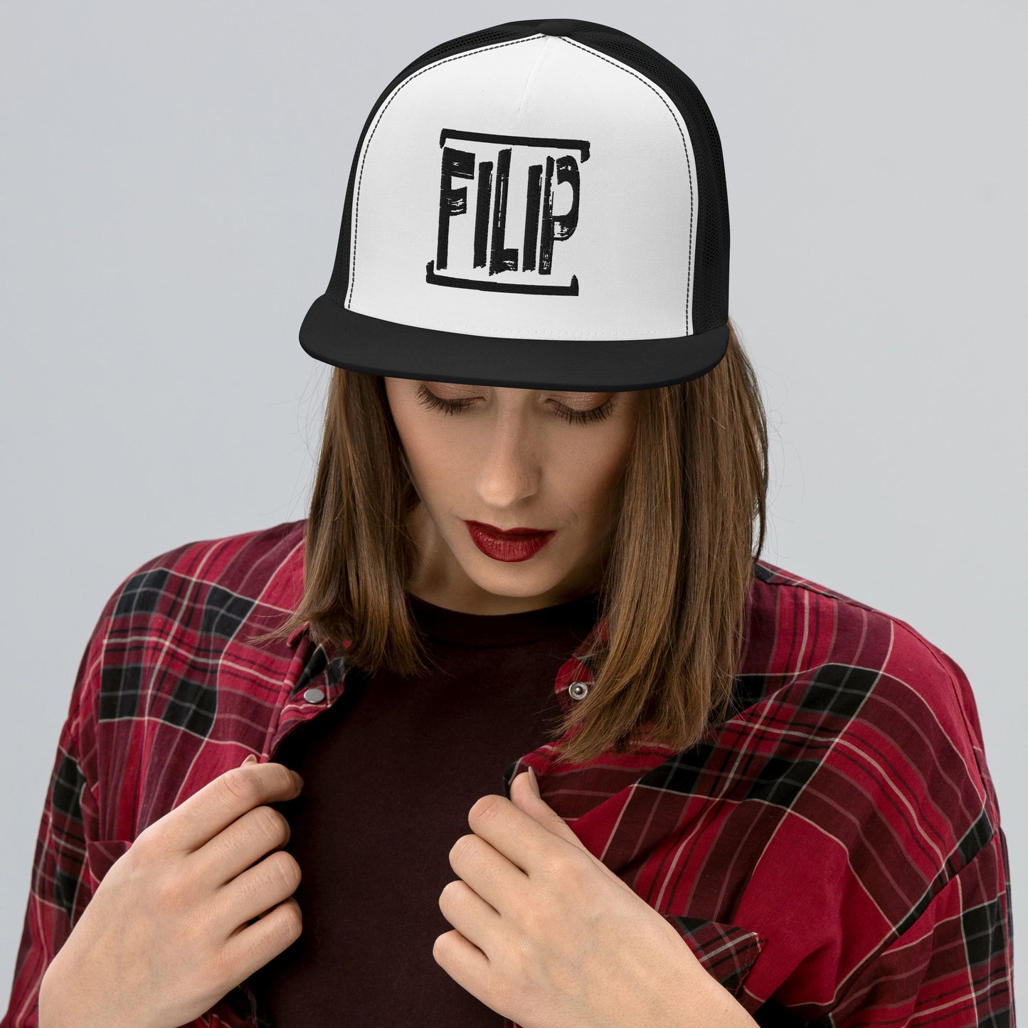 Casquette Trucker de couleur noire "Filip"