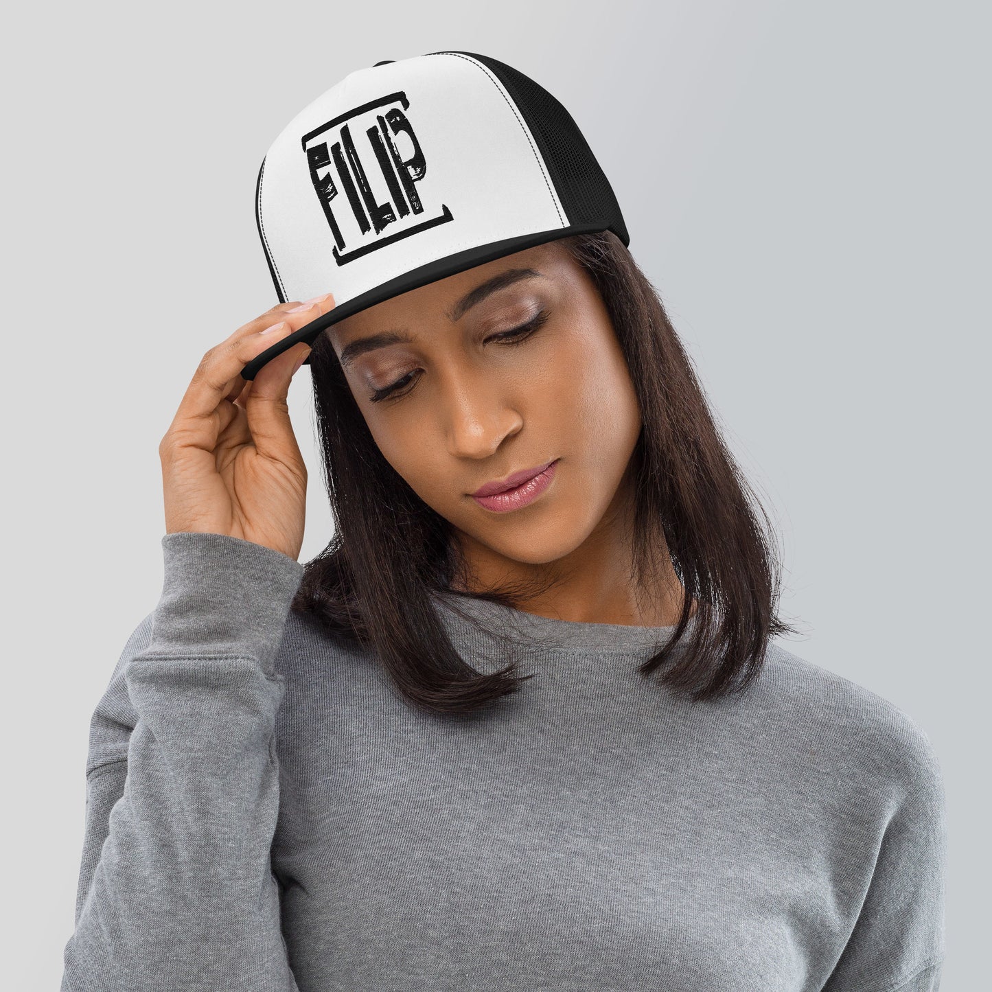 Casquette Trucker de couleur noire "Filip"