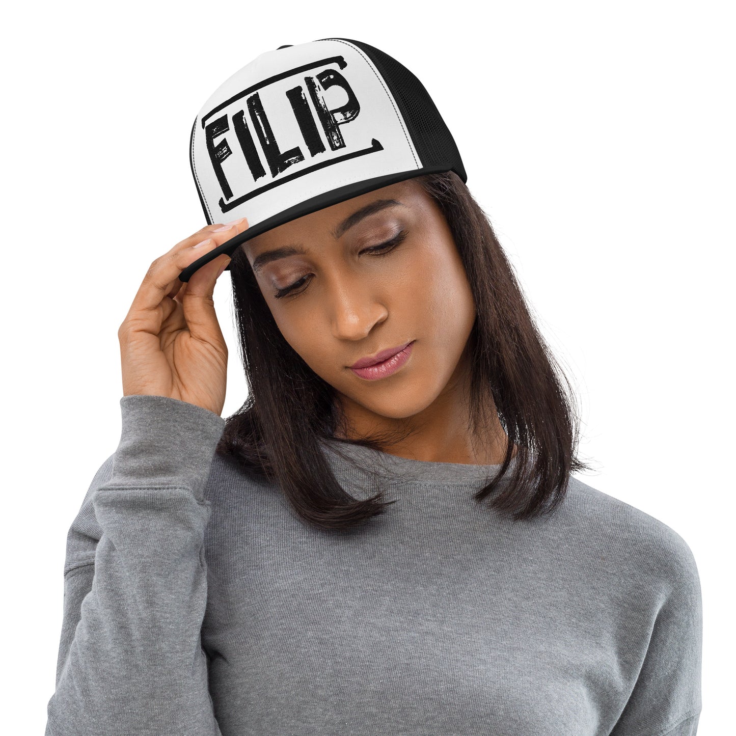 Casquette Trucker de couleur noire "Filip"