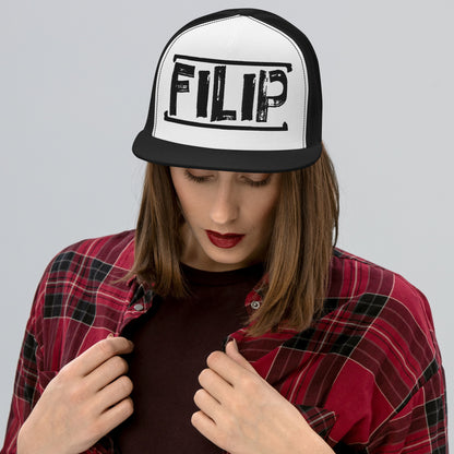 Casquette Trucker de couleur noire "Filip"