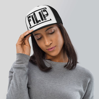 Casquette Trucker de couleur noire "Filip"