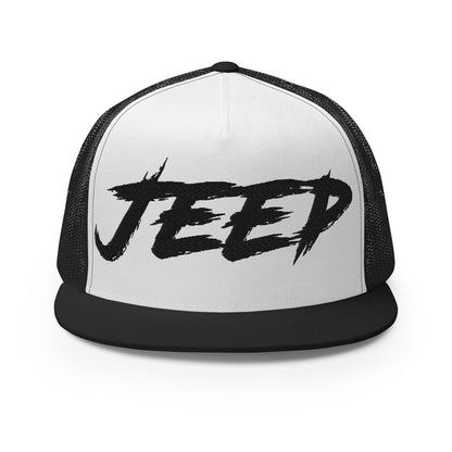 Casquette Trucker de couleur noire "Jeep"