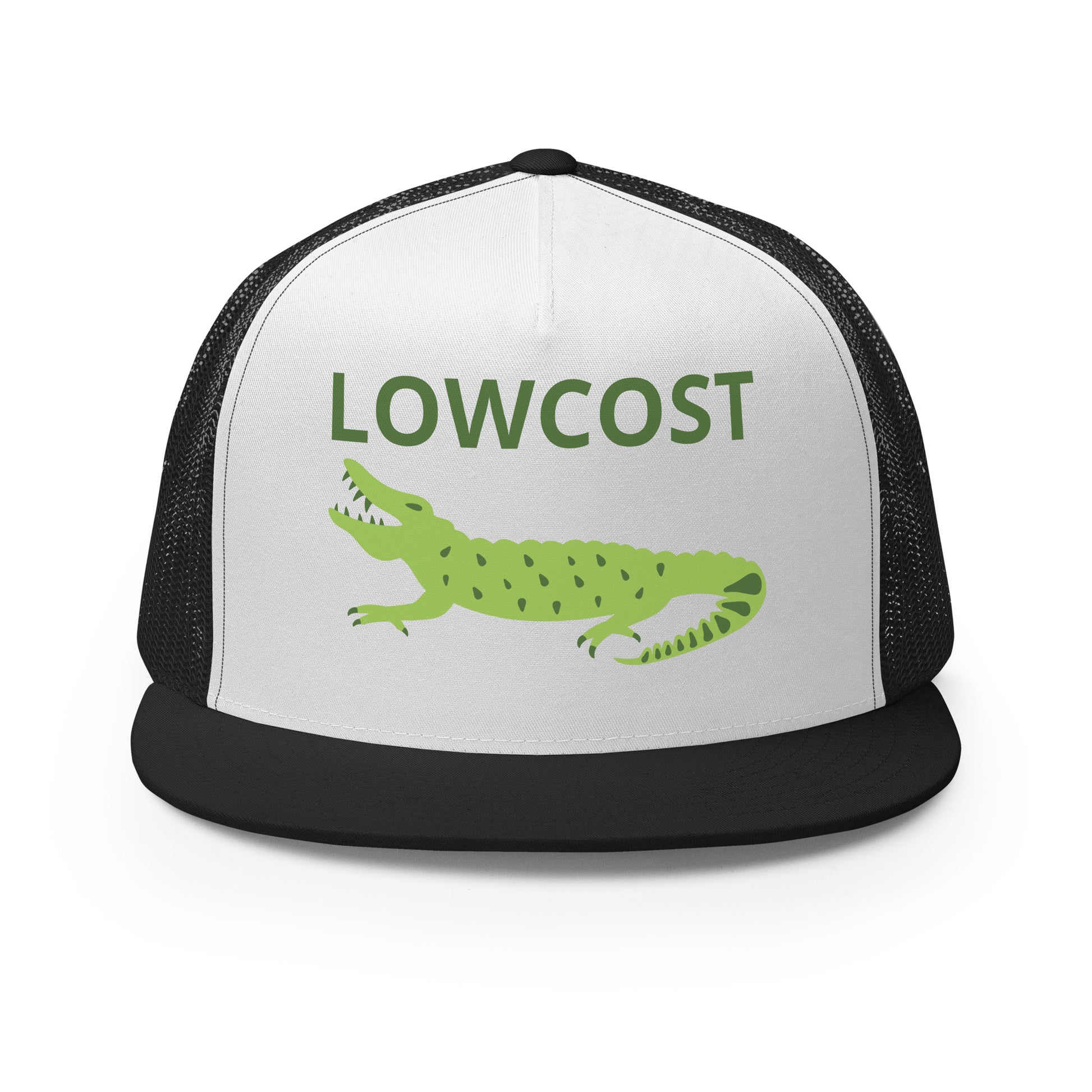 Casquette Trucker, brodée « Lowcost », vue de face, image 9