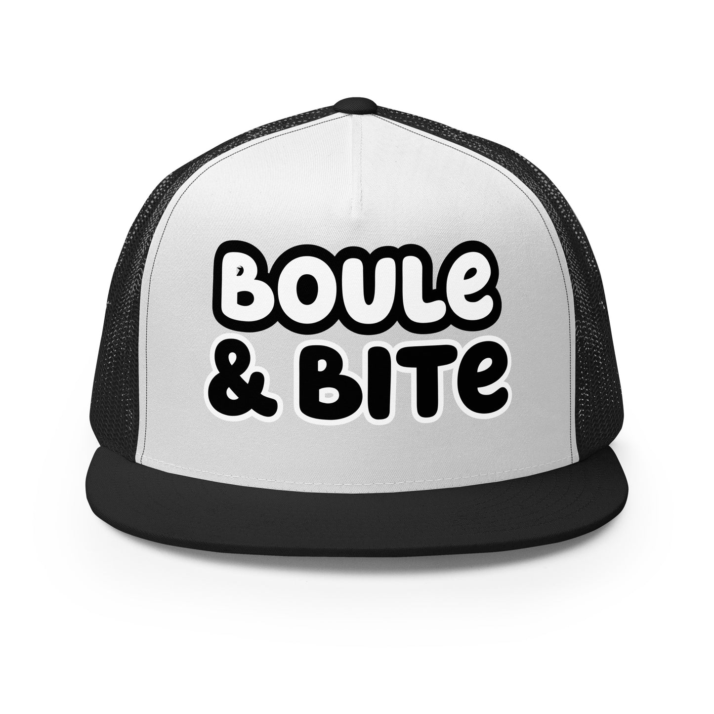 Casquette Trucker, brodée « Boule & Bite », vue de face, image 7