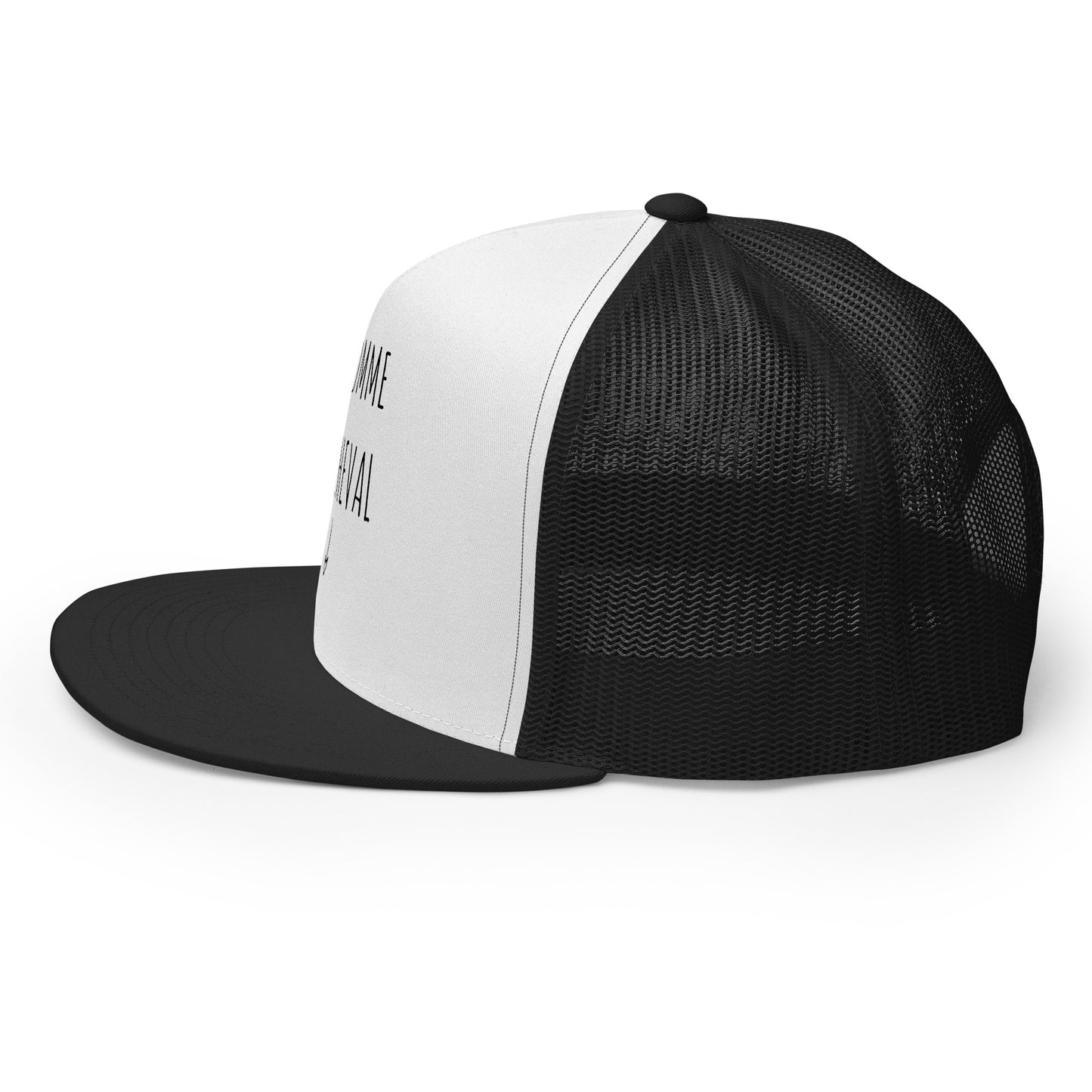 Casquette Trucker, brodée « Mi-Homme / Mi-Cheval », image 4