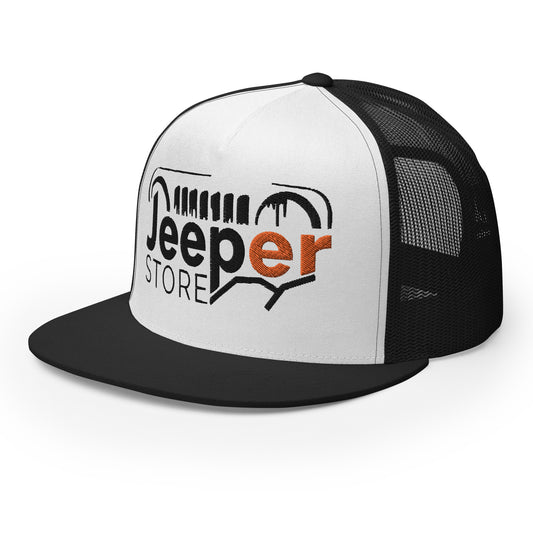 Casquette Trucker de couleur noire "Jeeper Store"