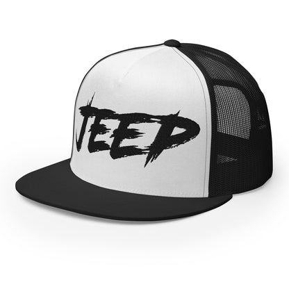 Casquette Trucker de couleur noire "Jeep"