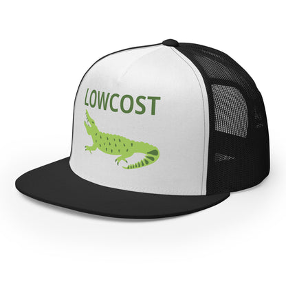 Casquette Trucker, brodée « Lowcost », vue de trois quarts, image 12