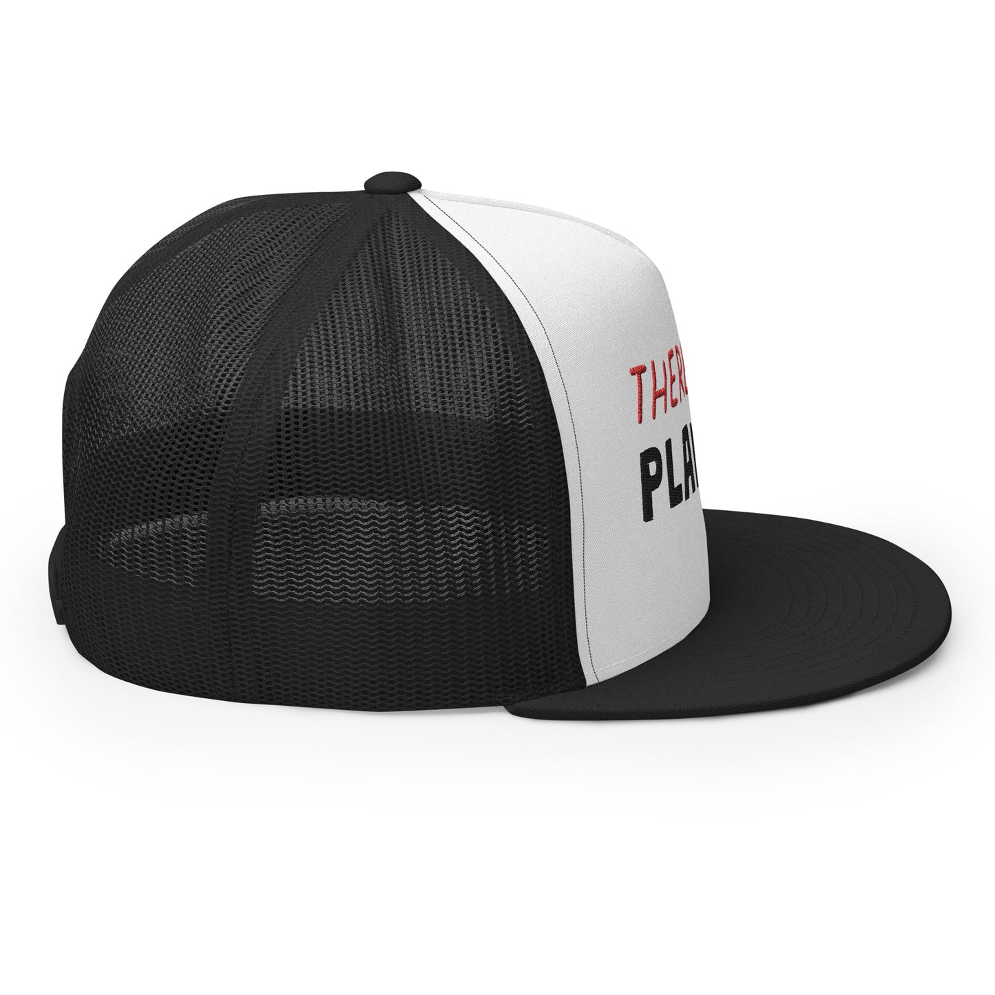 Casquette Trucker de couleur noire "There is no Planet B"