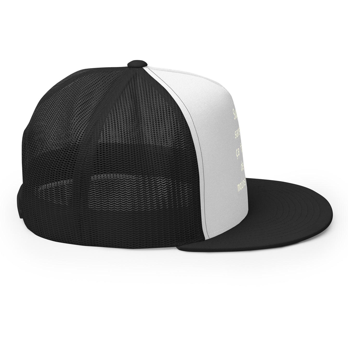 Casquette Trucker, brodée « , ça fait tout de suite moins classe ! », en Noir, image 29