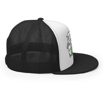 Casquette Trucker, brodée « travail en mode éco », en Noir, image 34