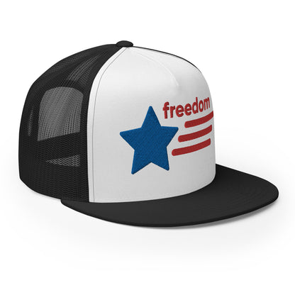 Casquette Trucker de couleur noire "Freedom USA"