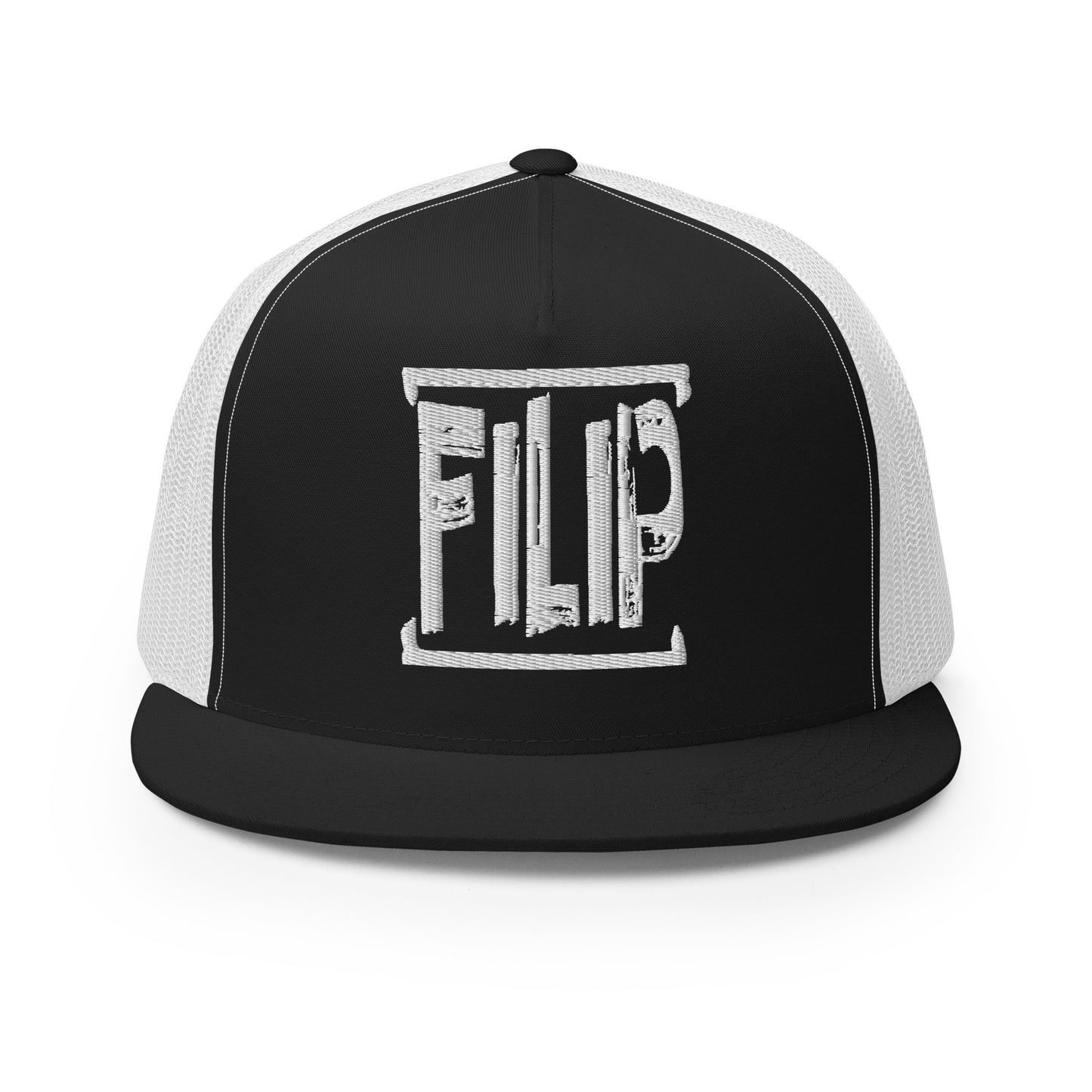 Casquette Trucker de couleur noire et blanche "Filip"