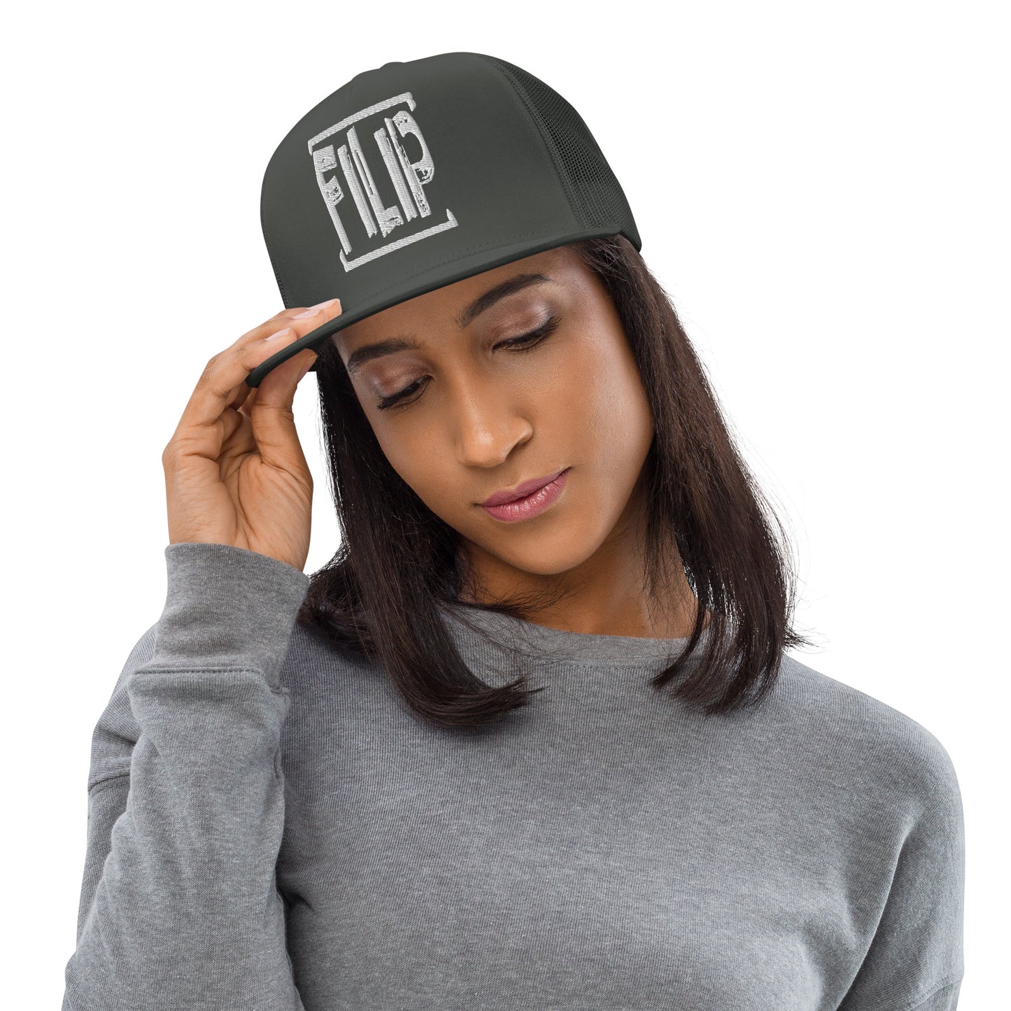 Casquette Trucker de couleur grise "Filip"