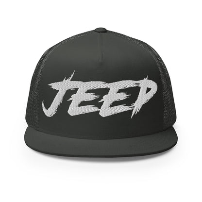 Casquette Trucker de couleur grise "Jeep"