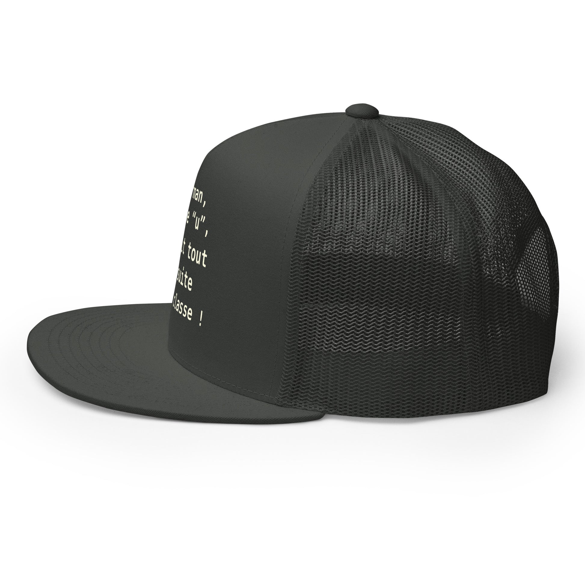 Casquette Trucker, brodée « , ça fait tout de suite moins classe ! », image 21