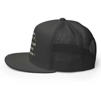 Casquette Trucker, brodée « , ça fait tout de suite moins classe ! », image 21