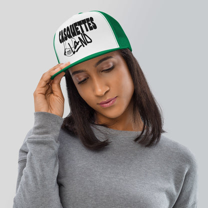 Casquette Trucker de couleur verte "Casquettes Land"