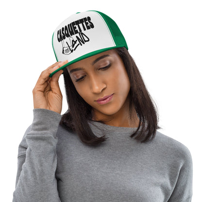 Casquette Trucker de couleur verte "Casquettes Land"