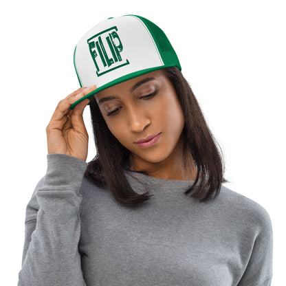 Casquette Trucker de couleur verte "Filip"