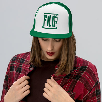 Casquette Trucker de couleur verte "Filip"