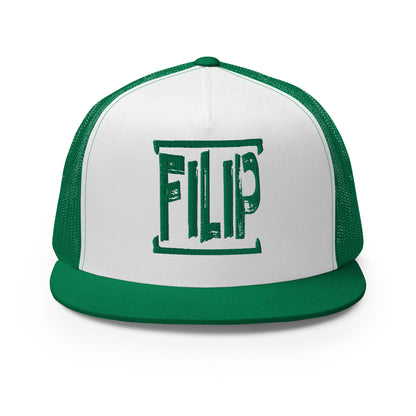 Casquette Trucker de couleur verte "Filip"