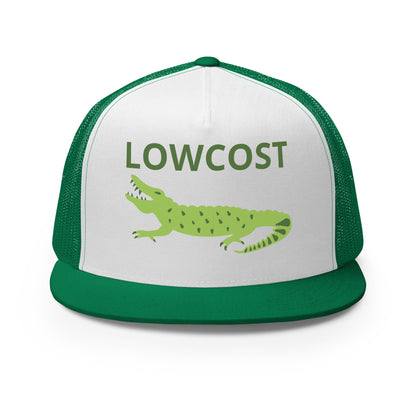 Casquette Trucker, brodée « Lowcost », vue de face, image 33