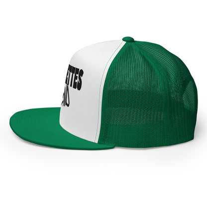 Casquette Trucker de couleur verte "Casquettes Land"