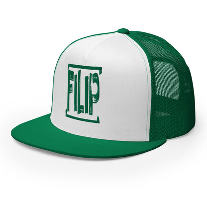 Casquette Trucker de couleur verte "Filip"