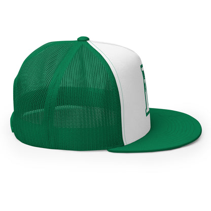 Casquette Trucker de couleur verte "Filip"