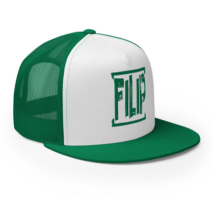 Casquette Trucker de couleur verte "Filip"