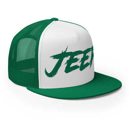 Casquette Trucker de couleur verte "Jeep"