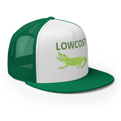 Casquette Trucker, brodée « Lowcost », vue de trois quarts, image 37