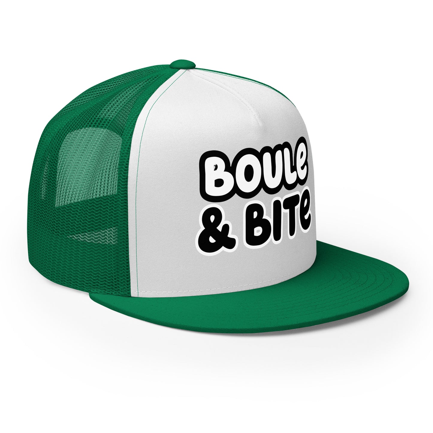 Casquette Trucker, brodée « Boule & Bite », vue de trois quarts, image 35