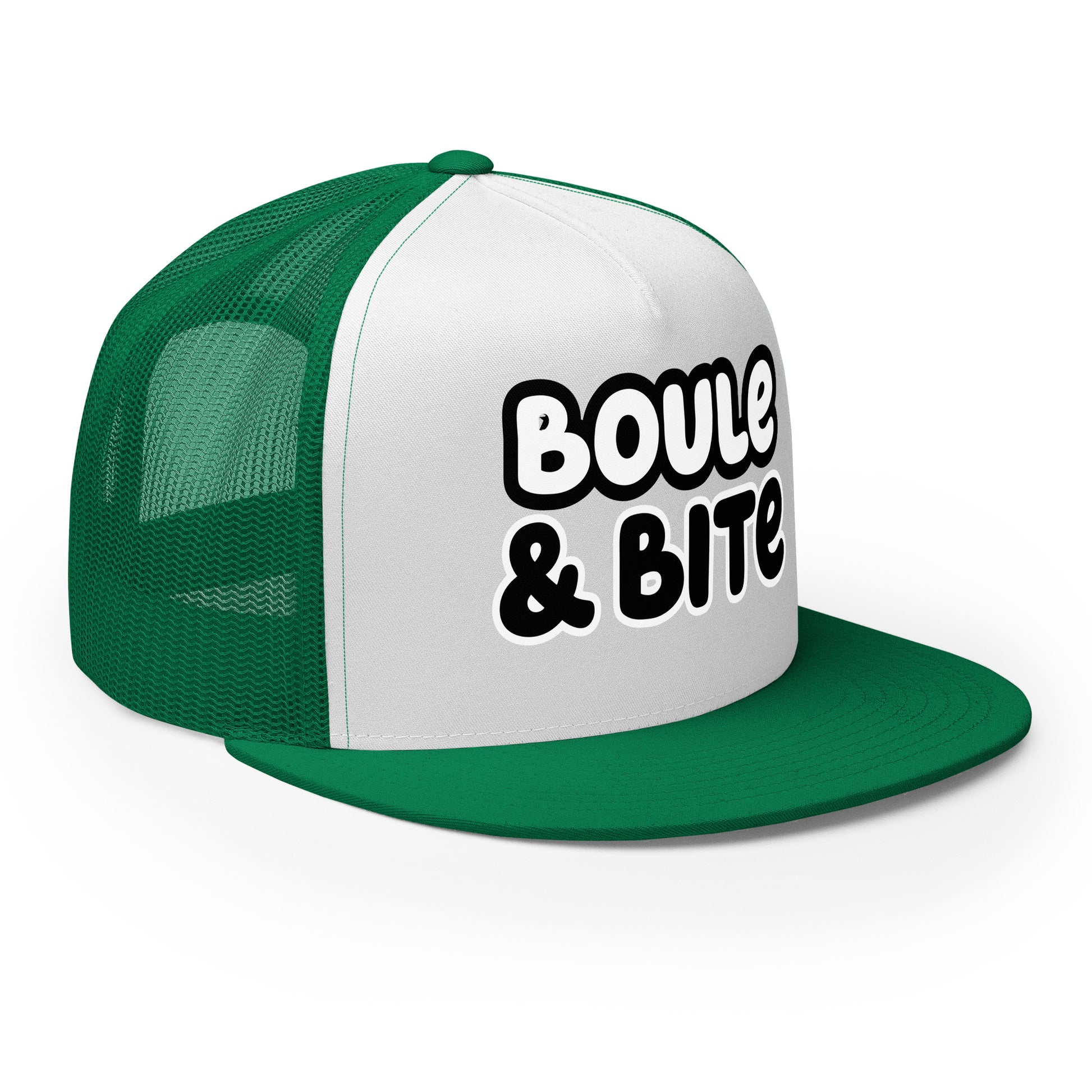 Casquette Trucker, brodée « Boule & Bite », vue de trois quarts, image 35