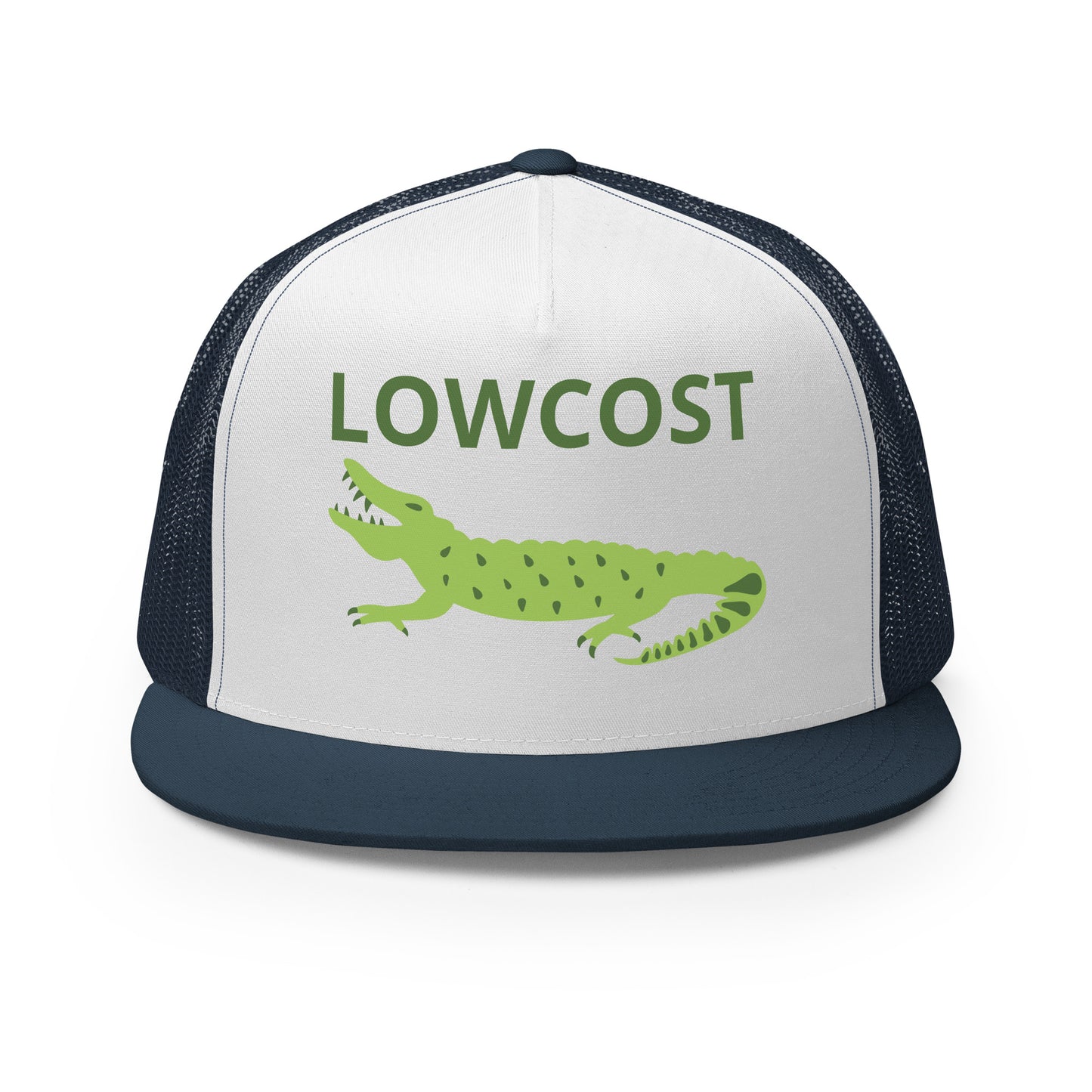 Casquette Trucker, brodée « Lowcost », vue de face, image 21