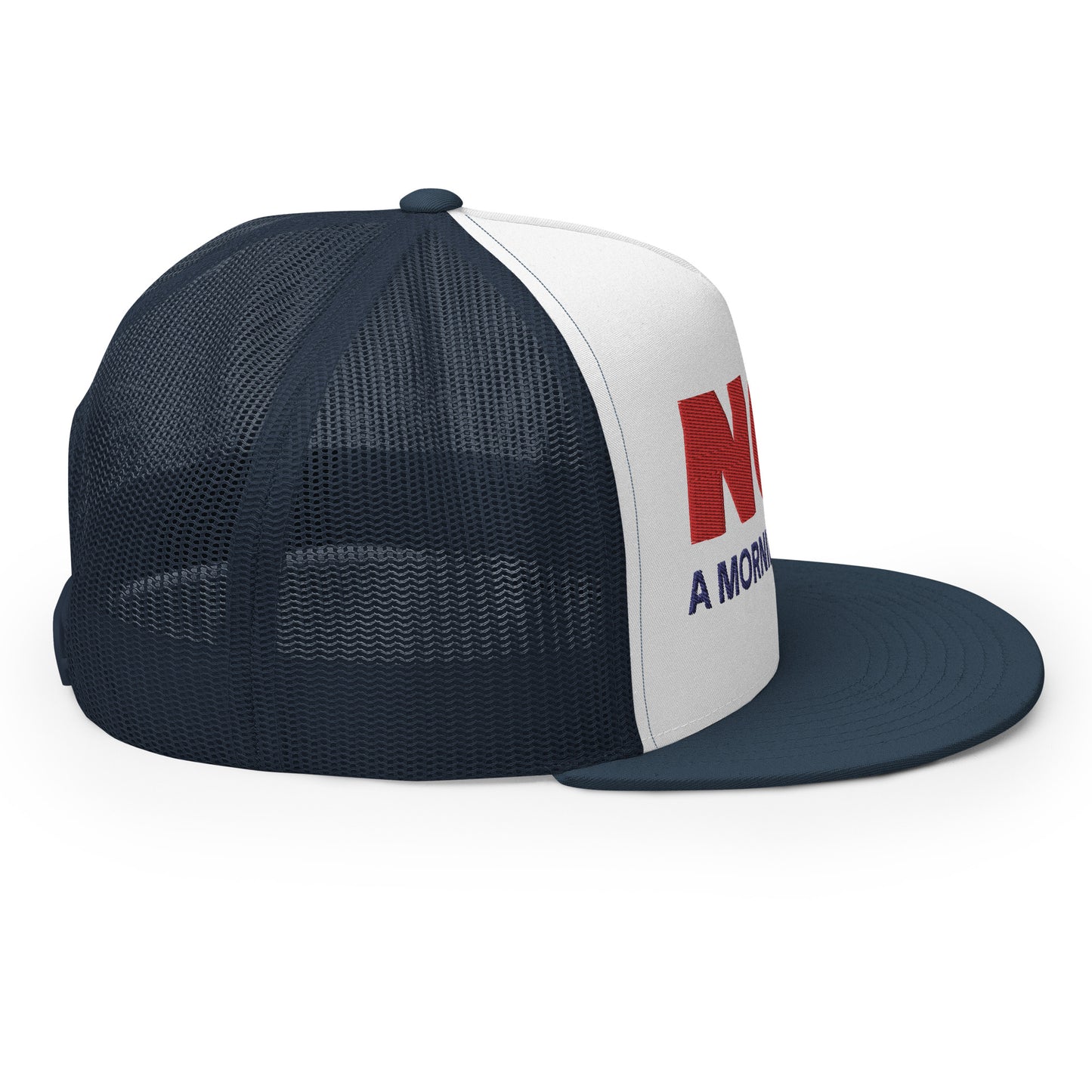 Casquette Trucker de couleur bleu marine "Not A Morning Person"